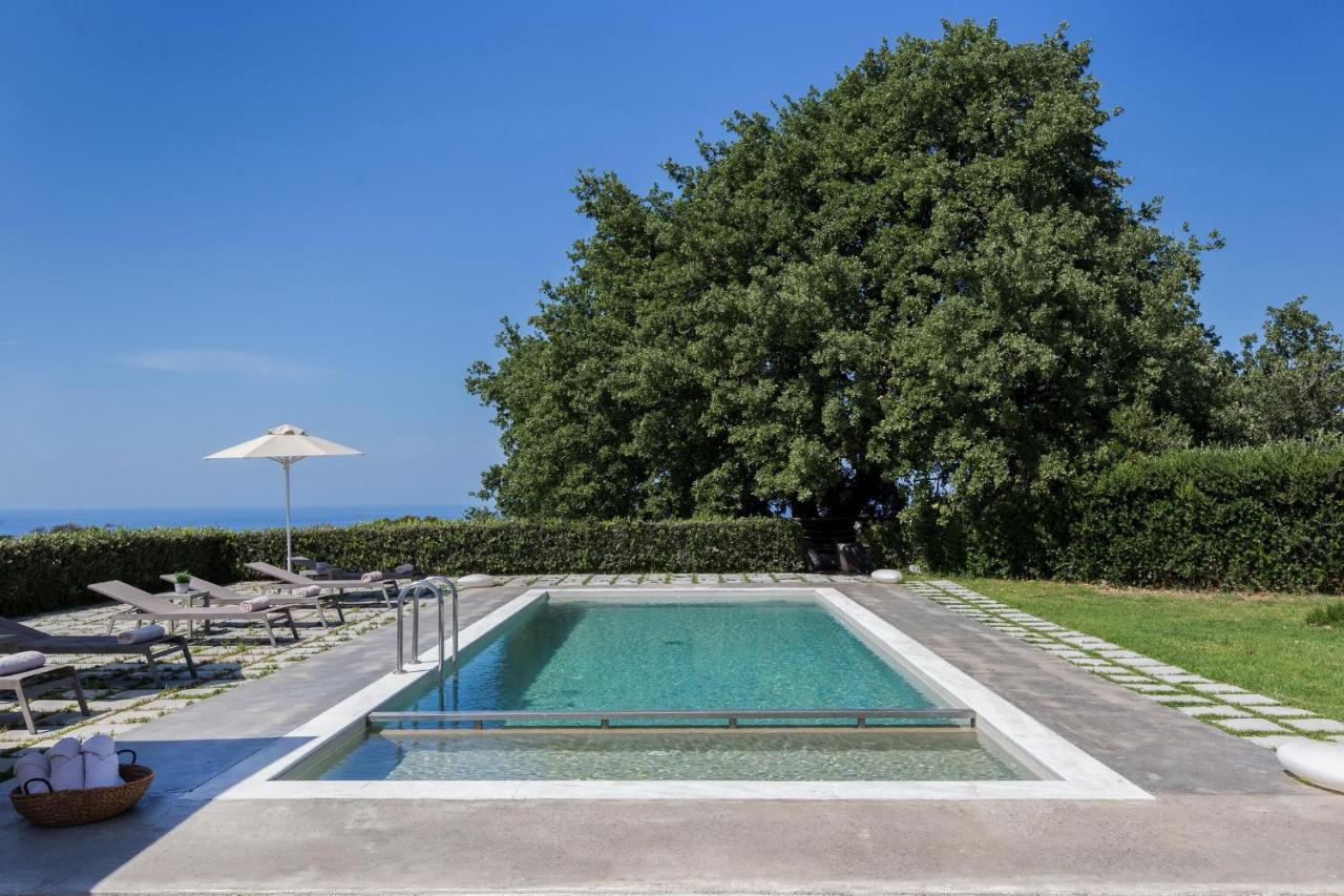 Lux Villa Mia With Heated Pool, 2Km To Beach & Childrens Area! Mikro Metochi Exterior photo